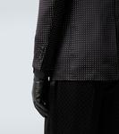 Шелковый пиджак в горошек Tom Ford, Combo Black & Ivory - фото 8