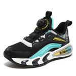 Кроссовки для детей "Дети" Bobdog, черный/зеленый - фото