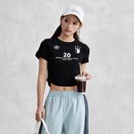 Футболка женская Kappa, черная-990 - фото 11