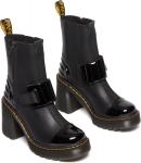 Женские челси Dr. Martens, Black Sendal+Soft Patent Pu - фото