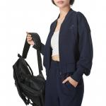 Куртка женская темно-синяя Adidas - фото 5