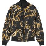 VERSACE JEANS COUTURE Обратимая утепленная бомбер, Black - фото