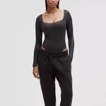 Женский боди Wundermost Ultra-Soft Nulu Lululemon, белый - фото 8