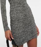 Мини-платье с принтом Джанага Isabel Marant, черный - фото 5