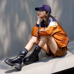 Ботинки на щиколотку 8 см Unisex SATURDAY MODE, экрю - фото 10