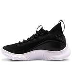 Кроссовки curry flow 8 'black white' Under Armour, черный - фото