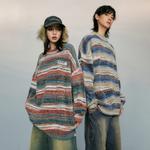 Свитер Unisex EPTISON, желто-синий полоски - фото 4