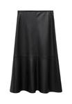 Юбка Mango A-line skirt, Black - фото 6