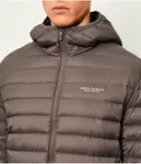 Пуховик Regular fit Armani Exchange, серый - фото 4