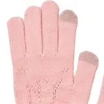 MLB Вязаные перчатки детские разноцветные, Light Pink - фото 3