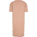 Короткое платье Urban Classics Organic Oversized Slit Short Sleeve, бежевый - фото 4