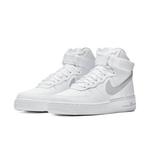 Кроссовки air force 1 high '07 'white wolf grey' Nike, белый - фото 3