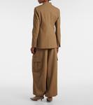 Сигнале блейзер из хлопкового твила Max Mara, Noce - фото 3