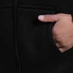 SMILODOX Мужская толстовка с капюшоном на молнии Cedrik Black - фото 5