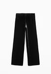 Брюки Massimo Dutti WIDE, Black - фото 7