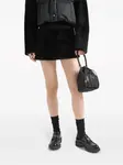 Мини-юбка А-силуэта Prada, черный - фото 4