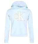 Толстовка детская Calvin Klein Jeans с монограммой, синий - фото