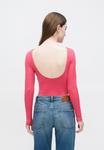 Топ Tommy Jeans SCRIPT , Vintage Cerise/Pink - фото 3