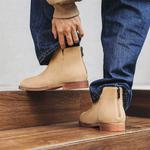 Chi Wolf Бежевые мужские ботинки Beige - фото 8