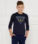 Лонгслив regular fit Guess, темно-синий - фото 3