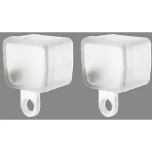 Good Life Торцевая заглушка для U-образной рейки «Uva», 2 шт. в упаковке, для рулонных штор, для U-образной рейки, цвет transparent