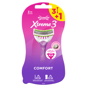 Wilkinson Sword Xtreme3 Beauty одноразовые бритвы женские, 4 шт.