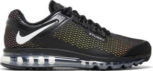 Кроссовки Nike Stussy x Air Max 2013 'Black', черный