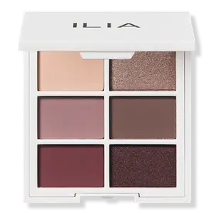 Палетка теней для век The Necessary Eyeshadow Palette ILIA, Cool Nude (cool toned matte, satin and metallic finishes)