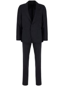 Костюм с брошью Лардини Lardini, синий