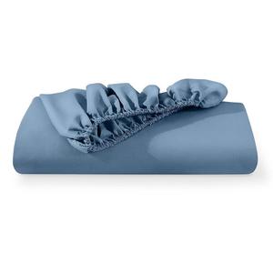 Ультрамягкая простыня с двойной щеткой Bare Home, цвет Coronet Blue