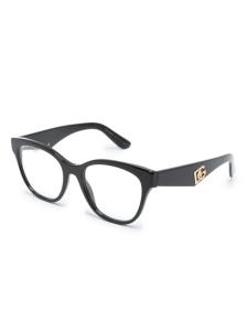 Dolce & Gabbana Eyewear солнцезащитные очки с логотипом, черный