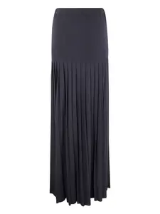 Юбка миди со складками Gentry Portofino, черный