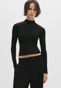 Топ PULL&BEAR Long sleeved top, Black
