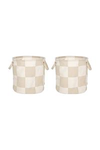 Набор корзин для хранения шахмат 32 х 32 х 32 см, 2 шт. Oyoy, бежевый