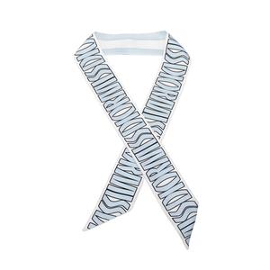 DIOR Шёлковый шарф женский голубой, Light Blue