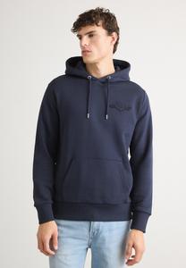 Худи GANT TONAL SHIELD HOODIE, Evening Blue/Dark Blue