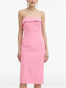 Платье миди без бретелей Bardot, розовый