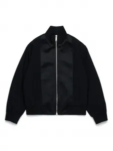 Бомбер со вставками DSQUARED2 KIDS, черный