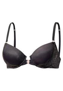Бюстгальтер-футболка LASCANA, черный