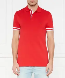 Рубашка-Поло монотипия Slim fit Tommy Hilfiger, красный