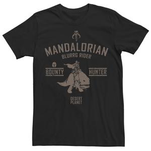 Мужская футболка с логотипом The Mandalorian Blurrg Rider Star Wars