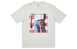 Футболка унисекс серая PALACE, серый