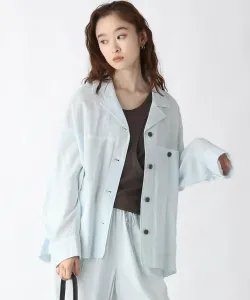 Льняный жакет CPO Jeanasis, цвет Light Blue(81)