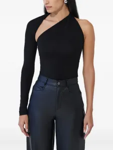 Топ Manhattan асимметричного кроя Marcella, черный