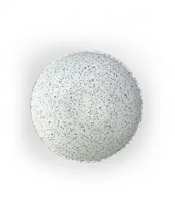 Круглая сервировочная чаша Terrazzo 12 дюймов Q Squared, white/black