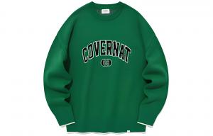 COVERNAT Трикотажный свитер мужской зеленый