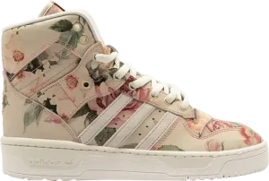 Кроссовки Adidas Eric Emanuel x Rivalry Hi OG 'Floral', розовый