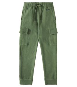 Спортивные брюки Gilbert из хлопчатобумажной ткани с флисом Bonpoint, Vert De Gris