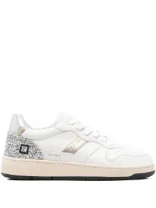 Кроссовки Court 2.0 с блестящими деталями D.A.T.E., белый