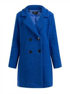 Женское пальто королевского синего цвета faina